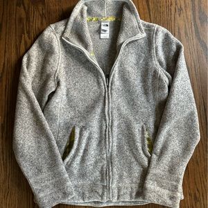 North Face Gray Women’s Jacket Fleece
